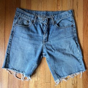 Vintage Levi’s 505 cut off shorts